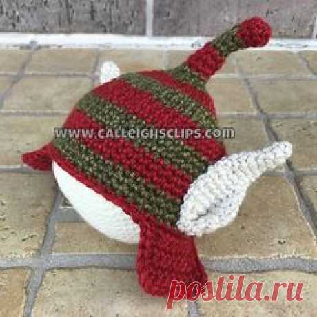 Шапка эльфа связанная крючком