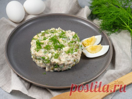 Салат с тунцом и горошком - пошаговый рецепт с фото на Повар.ру