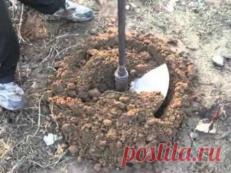 Ручной бур, для бурения под сваи диаметром 500 мм - Смерч