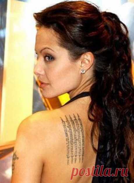 Все татуировки Анджелины Джоли (12 ) » Nibler.ru - мой маленький уютный уголок