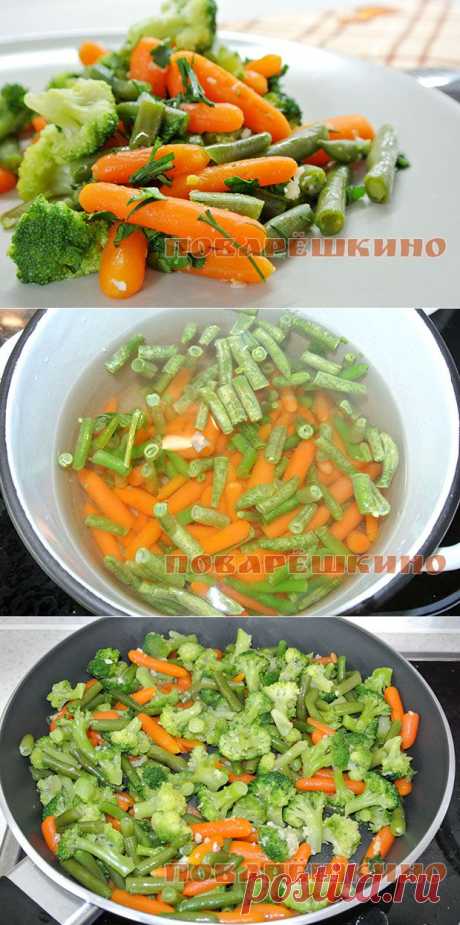 Гарнир из брокколи