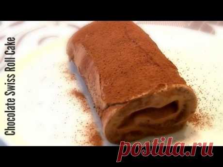 Рецепт: Швейцарский шоколадный рулет на RussianFood.com