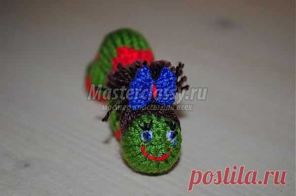 Вязаные игрушки крючком. Гусеница. Мастер-класс с пошаговыми фото