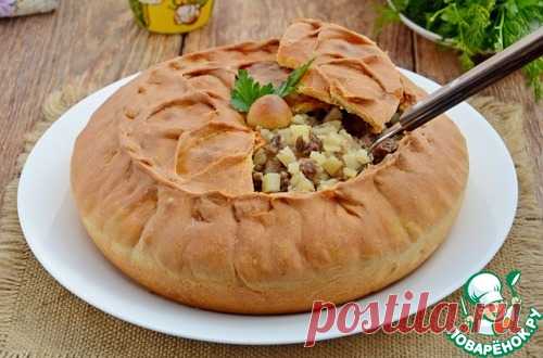 Пирог с мясом и картофелем - кулинарный рецепт