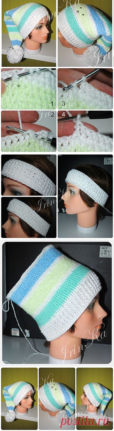 Шапка Буратинка. Мастер-класс от IrinKa |