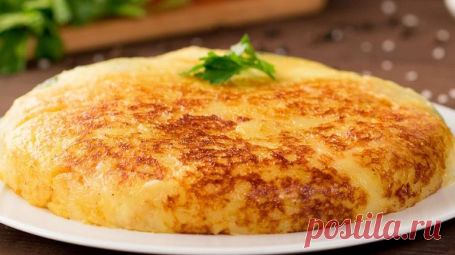 Картофельная запеканка на сковороде — Sloosh – кулинарные рецепты