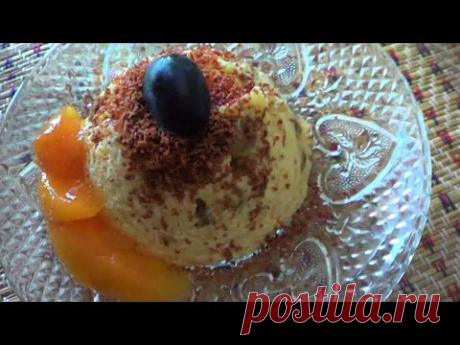 В микроволновке. Творожно-яблочное суфле. Нежное и полезное!