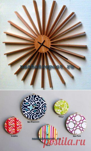 Как сделать часы самому - оригинальные примеры