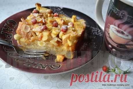 Шарлотка с яблоками и хлебом | 4vkusa.ru