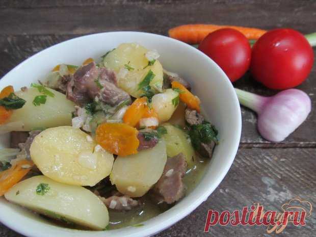 Овощное рагу с куриными потрохами - пошаговый рецепт с фото