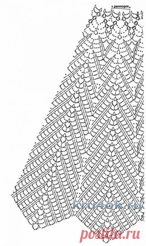 Женская юбка крючком. Работа Галины Лукериной