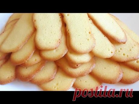 Печенье Кошачьи Язычки. Печенье из Простых Ингредиентов без Миксера.
