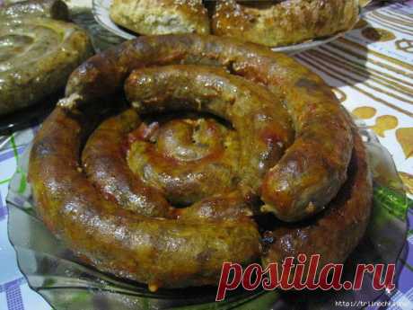 Колбаска мясная домашняя! Объедение!.