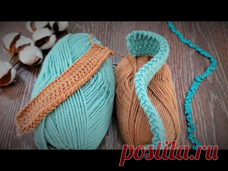Красивая обвязка &quot;Гусеничка&quot; крючком
