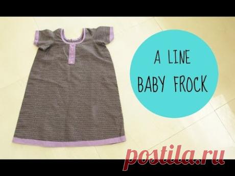 A LINE BABY FROCK | MEASUREMENT,CUTTING SEWING | ANJALEE SHARMA