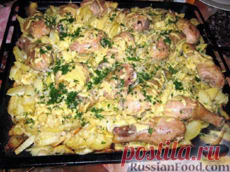 Рецепт: Слоеная картошка "На все случаи жизни" на RussianFood.com