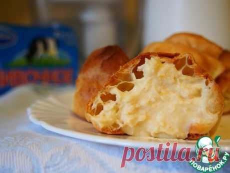 Профитроли с апельсиновым кремом - кулинарный рецепт