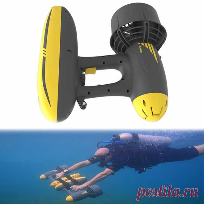 2pcs smaco 2-in-1 600w electric underwater propeller water dual speed scooter diving scuba propeller water sports equipment support waterproof camera Sale - Banggood.com