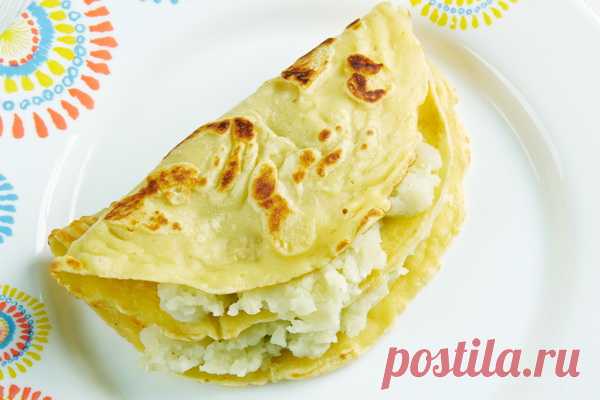Лепёшки «Кыстыбый» с картошкой
