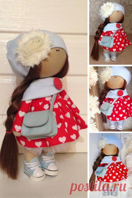 Tilda doll Fabric doll toy Interior doll Art by AnnKirillartPlace