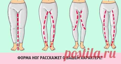 Форма ног расскажет о вашем характере! Точно на все 100!