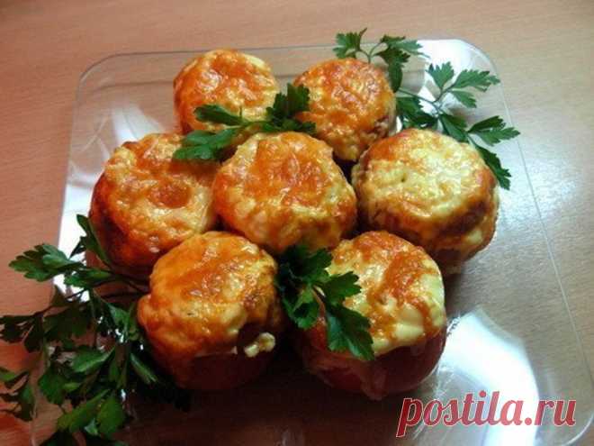 Помидоры фаршированные курицей | MixЕДА