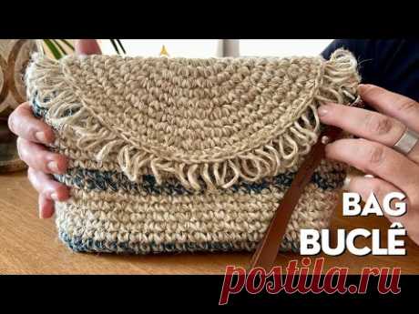 BOLSA EM CROCHÊ - NECESSAIRE | BAG BUCLÊ - Você vai amar esta peça, linda e fácil de fazer