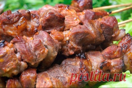Очень вкусный шашлык прямо в духовке у вас дома! Секрет в маринаде