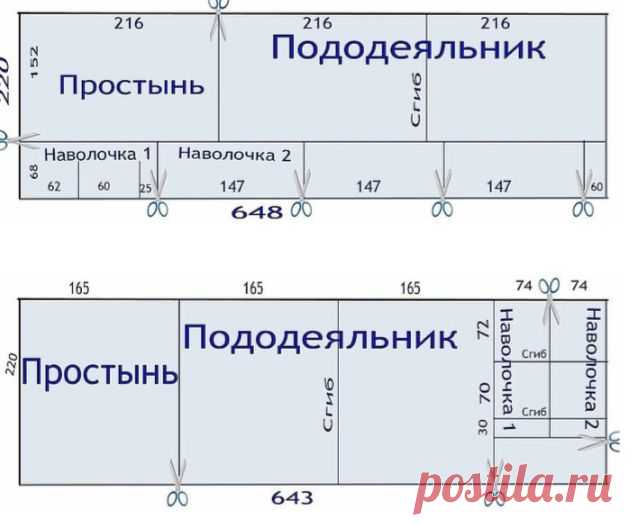 Как сшить постельное белье.