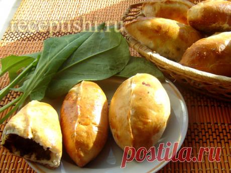 Сладкие пирожки со щавелем | Кулинарные рецепты с фото