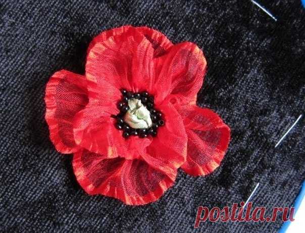 Как вышить красивый мак летами — DIYIdeas