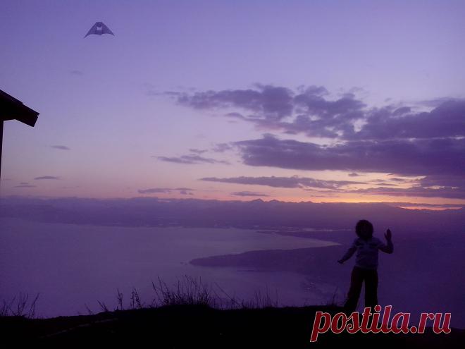 запуск воздушного змея