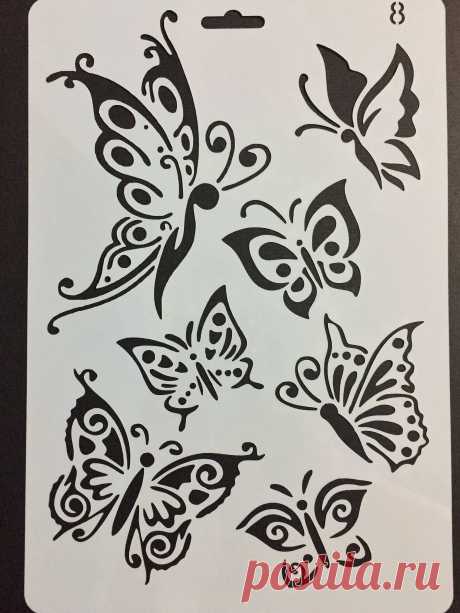 Plastic Butterfly Stencil Butterflies Stencil Planner