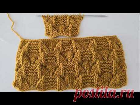 Красивий  візерунок  для пуловера № 21 + 2 СХЕМИ /Beautiful  pattern