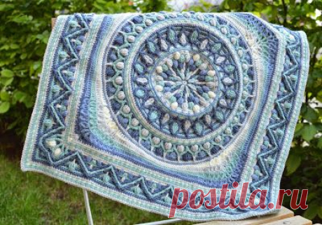 Large Crochet Squares or Second Life of Dandelion Mandala - LillaBjörn's Crochet World