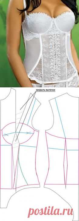 Моделирование бюстье. Как вручную пришить крючки на застёжку в женском бюстье.