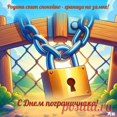 Поздравляем с Днем пограничника! Желаем крепкого здоровья, сил, отваги, доброты. Пусть только хорошее случается, работа в курорт превращается, все заветные мечты осуществляются. С праздником, пограничник! Открытки на День пограничника!