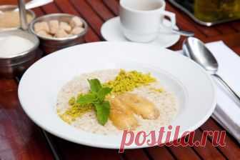 Каша овсяная с жареными бананами