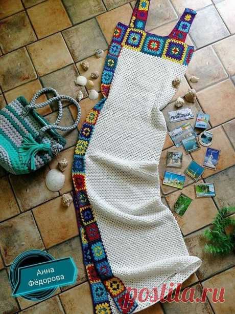Невесомые вязаные сарафаны крючком - мастхэв для лета ☀️ | Knit_For_Real - вязание крючком | Дзен