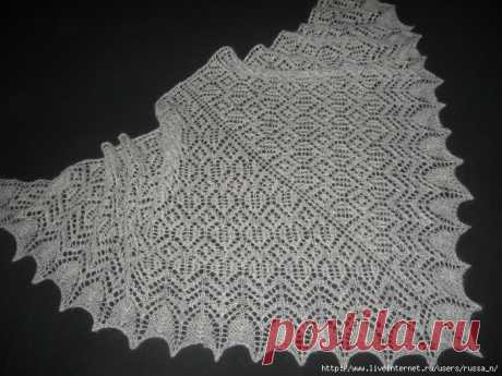 Шаль"Heartland Lace Shawl" by Evelyn A. Clark