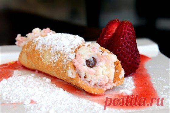 Итальянский десерт Канноли | Еда.ру | Яндекс Дзен