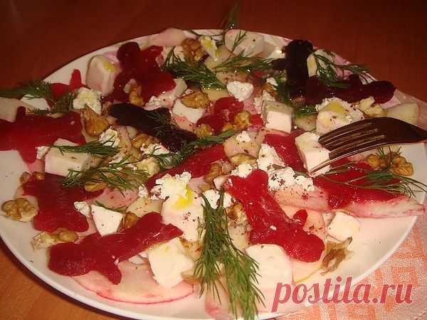 (2) Салат со свеклой, фруктами, орехами и сыром - рецепт с фото - салат со свеклой, фруктами, орехами и сыром - как готовить: ингредиенты, состав, время приготовления - Леди@Mail.Ru