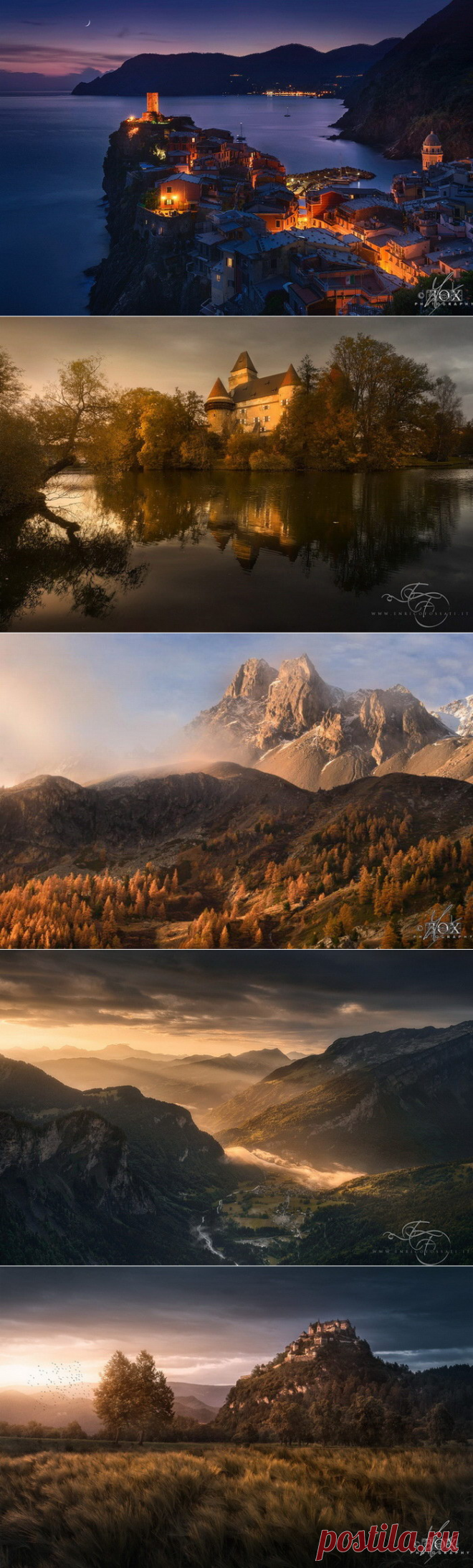 Работы настоящего мастера пейзажной фотографии Enrico Fossati