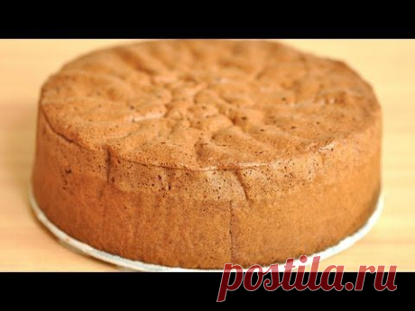 Рецепт: Генуэзский бисквит (шоколадный)