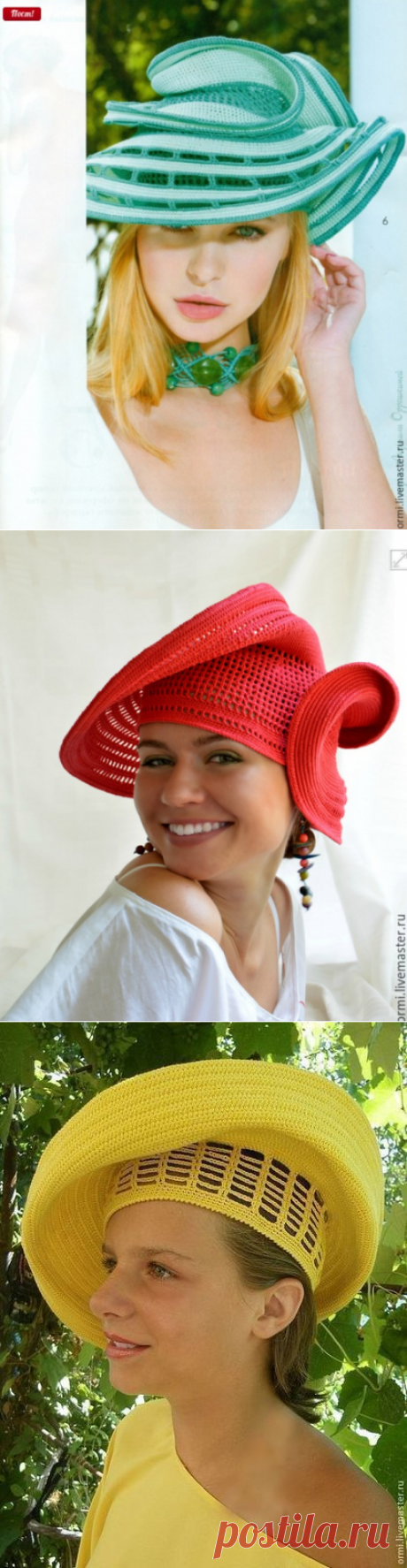 Потрясающие вязаные шляпы