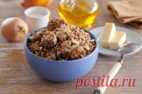 Гречка с лососем в мультиварке