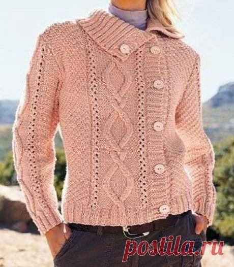 Асимметричный жакет.