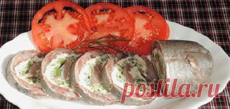 Вкусный рулетик из селедочки: быстро и легко приготовить — Бабушкины секреты