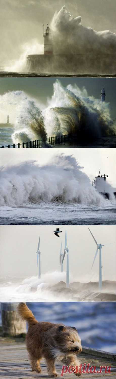 Святой Иуда - впечатляющие кадры шторма в Европе | Непутевые заметки