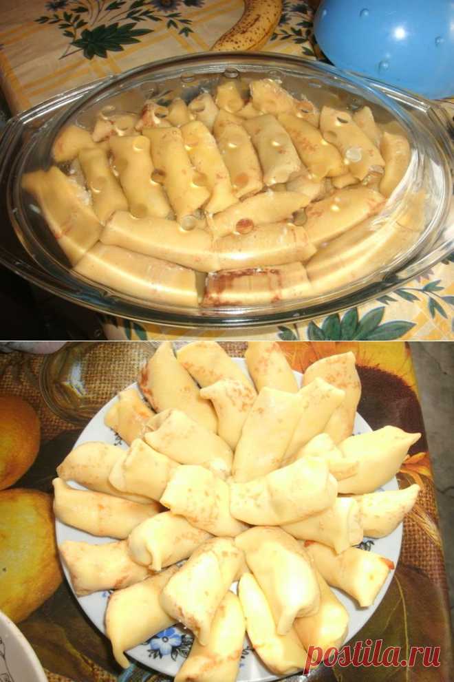Волшебные блинчики (налисники) в сливочно- карамельной заливке..